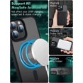 thumbnail image 3 of Luxury Magnetic For Magsafe Wireless Charging Phone Case For iPhone 14 13 12 11 Pro Max Plus Transparent Matte Shockproof Cover, 3 of 5