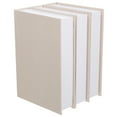 thumbnail image 1 of BRIGHTFUFU Decoración de libros de lino para mesa, caja con forma de libro, decoración de estantería de libros falsos de escritorio, 3 uds., 1 of 7