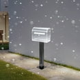thumbnail image 6 of TFCFL Mailbox Post with Post Base Mailbox Mounting Post Carbon Steel Mailbox Post for Outside Black, 6 of 18