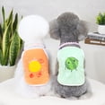 thumbnail image 3 of Delicate Cotton Pet Vest - Fun Fruit Design for Summer Play - Fine Workmanship for Teddy, 3 of 8