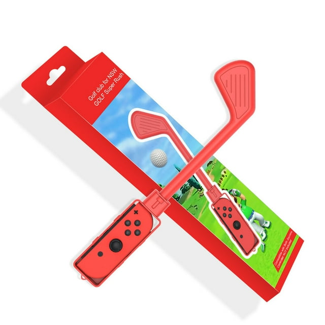 pitrice Club de Golf Manette de Jeu Sportive ABS Accessoire de Poignée de Golf Cadeau pour Enfants Adultes, 1 Pce, Rouge