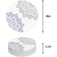 thumbnail image 1 of RYLABLUE Multicolor Dahlia Pinnata Flower Set of 8 Round Coaster for Drinks, Absorbent Ceramic Stone Coasters Cup Mat with Cork Base for Home Kitchen Room Coffee Table Bar Decor, 1 of 5