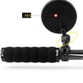 thumbnail image 3 of Bicycle Rearview Mirror Wide Angle Convex Mirror Bicycle Mirror Mountain Bike Rearview Mirror Silicone Handle Rearview Mirror, 3 of 7