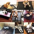 thumbnail image 4 of Cama elevada para perros al aire libre, cunas elevadas para perros con pies antideslizantes, cunas de tela de malla lavables y masticables para interiores y exteriores,Black, 4 of 5