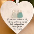 thumbnail image 2 of Sea Glass Heart Decor, Friendship Keepsake, Meaningful Home Ornament, 3-Pack, 2 of 3