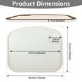 thumbnail image 4 of Two Peas Kid Plates or Toddler Plates and Cutting Board Plate Set -of- 2 | Unbreakable | Wheat Straw | Dinnerware Sets as Reusable Plates for Kids (White), 4 of 9