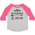 thumbnail image 3 of Inktastic My Godmother Loves Me Godchild Boys or Girls Toddler T-Shirt, 3 of 5