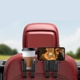 thumbnail image 5 of Car Rear Backseat Multifunctional Drink Cup Holder Organizers with Phone Holder & Bag Hook for Car Seat Back, 5 of 8