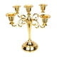 thumbnail image 3 of Candelabro de pilar, candelabro de aleación de zinc, candelabro de 5 brazos para fiestas, centro de mesa de cumpleaños y aniversario dorado, 3 of 9