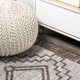 thumbnail image 4 of JONATHAN Y SANTA MONICA 2 x 8 Runner Rug, Marokko Diamond Tribal Medallion - Beige/Brown, SMB127A-28, 4 of 10