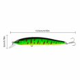 thumbnail image 3 of Bisitoy 2Pcs Soft Plastic Fishing Lures Set with Twisting Tail for Crappie Bluegill, 3 of 4