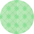 thumbnail image 1 of Ahgly Company Tapis d'Intérieur Ronds Transitionnels Vert Pâle Lavables à la Machine, 7 Pieds Rond, 1 of 7