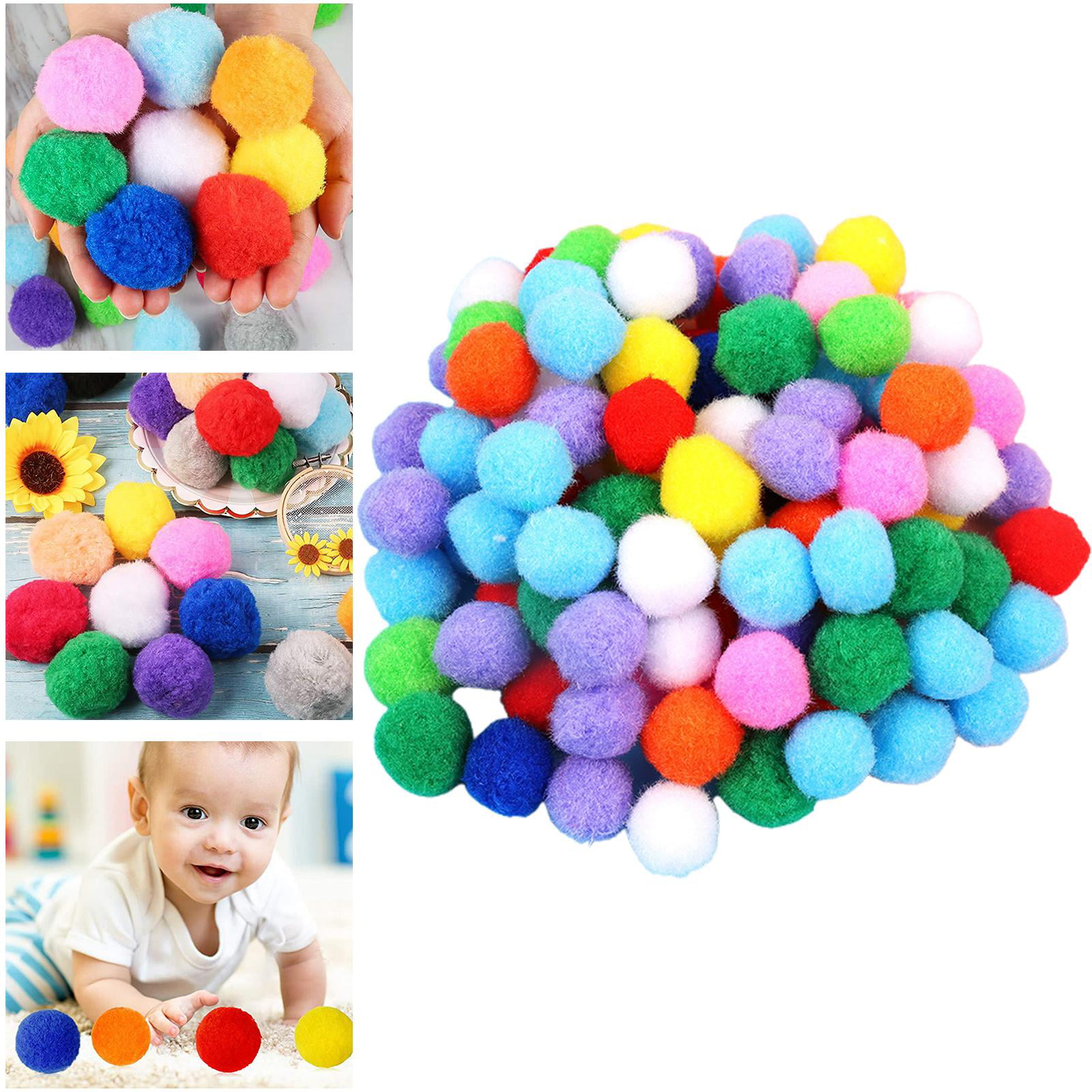 Colorful Puff Balls Stock Photo 725184259