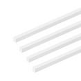 thumbnail image 5 of Uxcell Square Bars Rod 0.16'' ×0.16'' ×20"  Square Bar Rod for Architectural Model Making DIY ABS Plastic White 4 pcs, 5 of 5