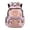 Pink Donut Capybara, variant on Binienty Pink Cow Print Bow School Backpack for Girls Primary School 17 Inch Large Capacity Bookbag with Side Pockets School Bag Children Back to School Gifts