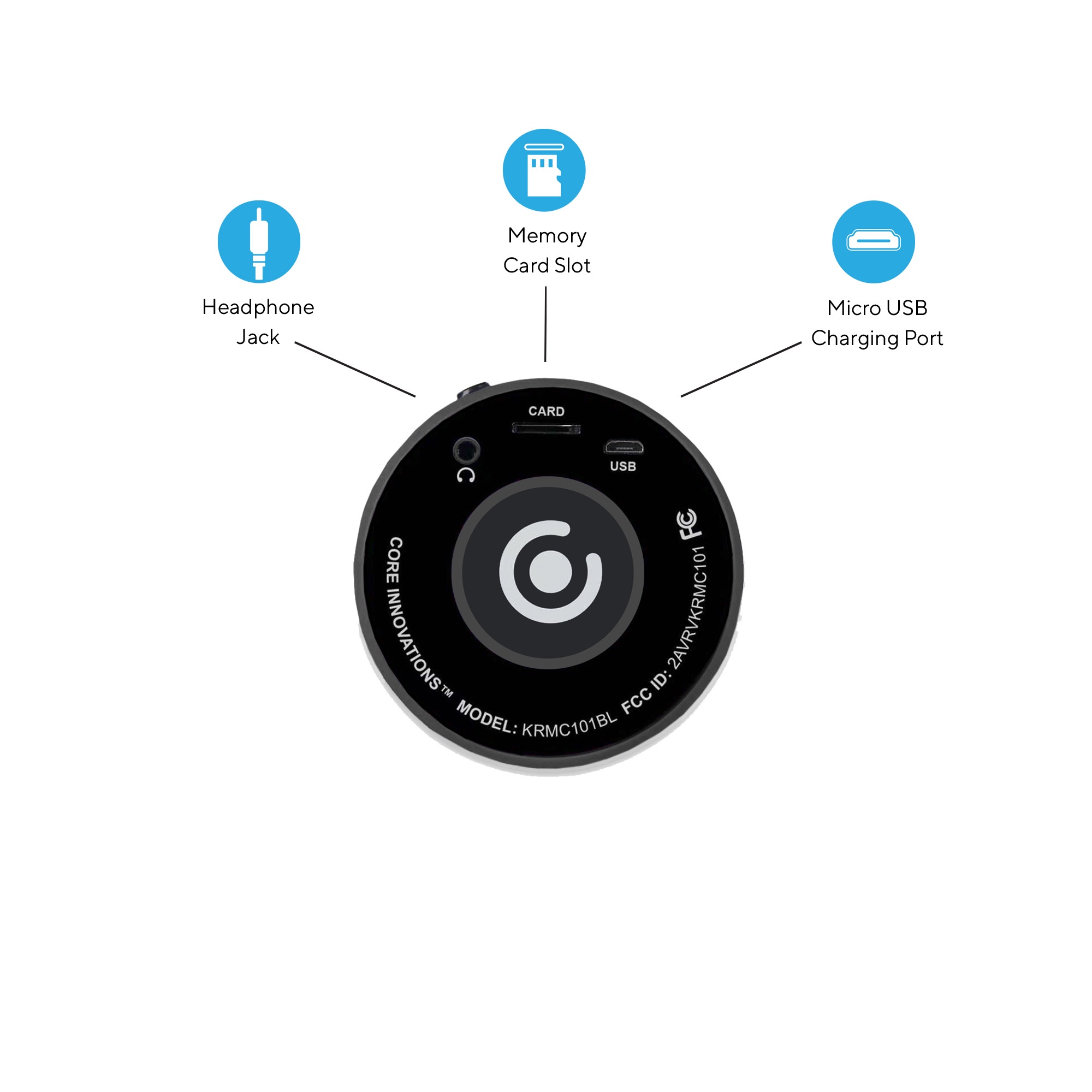 Core Innovations Wireless Bluetooth Karaoke Microphone photo 5