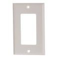 thumbnail image 4 of Cmple - Decorator Wall Plate 1-Gang Blank Wallplate Light Switch Cover Plate Standard GFCI Decorative Outlet Cover Single-Gang Receptacle Outlet - White, 4 of 5