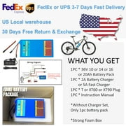 36V 10Ah Ebike Battery 36V Lithium Battery 750W Without Charger for Electric Bicycle Scooter