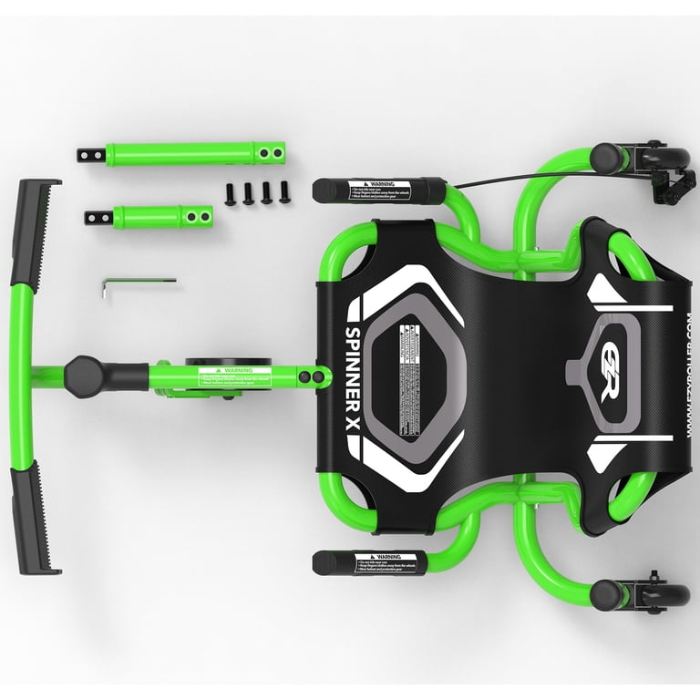 EzyRoller, Spinner, Lime Green, 360° Spins, Ride-On Scooter