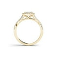 thumbnail image 2 of 1/2 Carat T.W. Diamond 10kt Yellow Gold Cluster Engagement Ring, 2 of 4