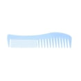 thumbnail image 1 of Flat Edge Arc Wide Tooth Comb for All Hair Types Durable Plastic Dry & Wet Use, 1 of 3