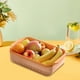 thumbnail image 4 of Cesta de Almacenamiento de Frutas Y Verduras Drenaje de Doble Capa 12.64x8.11x3.58In, Cesta de Frutas para Cocina, Lavado de Plástico Beige Y Lavabo de Filtro, 4 of 6