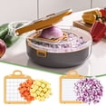 thumbnail image 3 of Joyfeel Food Processor 14-in-1 Vegetable Chopper Draining Cutter with Stainless Steel Blades, 3 of 10
