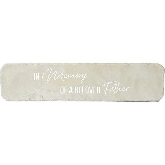 Pavilion Gift Company - Beloved Father - 16" x 3.75" Garden Stone