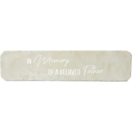 Pavilion Gift Company – Beloved Father – 16 x 3.75 Garden Stone