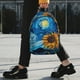 thumbnail image 2 of Disketp Starry Night Sunflower Field Mochila Escolar de 15 Pulgadas, Mochila Ligera para Estudiantes, Viajes y Trabajo, Cómoda y Resistente para el Uso Diario, 2 of 6