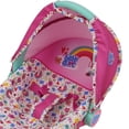 thumbnail image 4 of Baby Alive: Deluxe Doll Car Seat - Pink & Rainbow - 3-in-1, Fits Dolls Up to 18, Multifunctional Unit That Can Be Used As A Doll Carrier Or A Feeding Chair, Pretend Play for Kids Ages 3+, 4 of 5