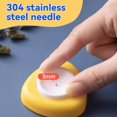 thumbnail image 5 of 3pc Magnet Egg Piercer Tool - Perfect Hard-Boiled Peeling, Shell Pricker with Safety Lock for Easy Hole Punching & Peeling, 5 of 7