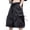 Black, variant on Men's Outdoor Work Shorts, Drawstring Elastic Multi-Pocket Loose Cargo Bermuda Shorts Bronze, 4XL
