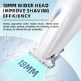 thumbnail image 5 of type c Dog Paw Trimmer with LED Light Fully Waterproof Pet Hair Trimmer with LED Display Clippers for Grooming 18mm Widen Blade, 5 of 6