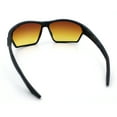 thumbnail image 7 of Xloop Mens HD+ Night Driving Amber Lens Wrap Around Sport Plastic Sunglasses Grey Camouflage, 7 of 7
