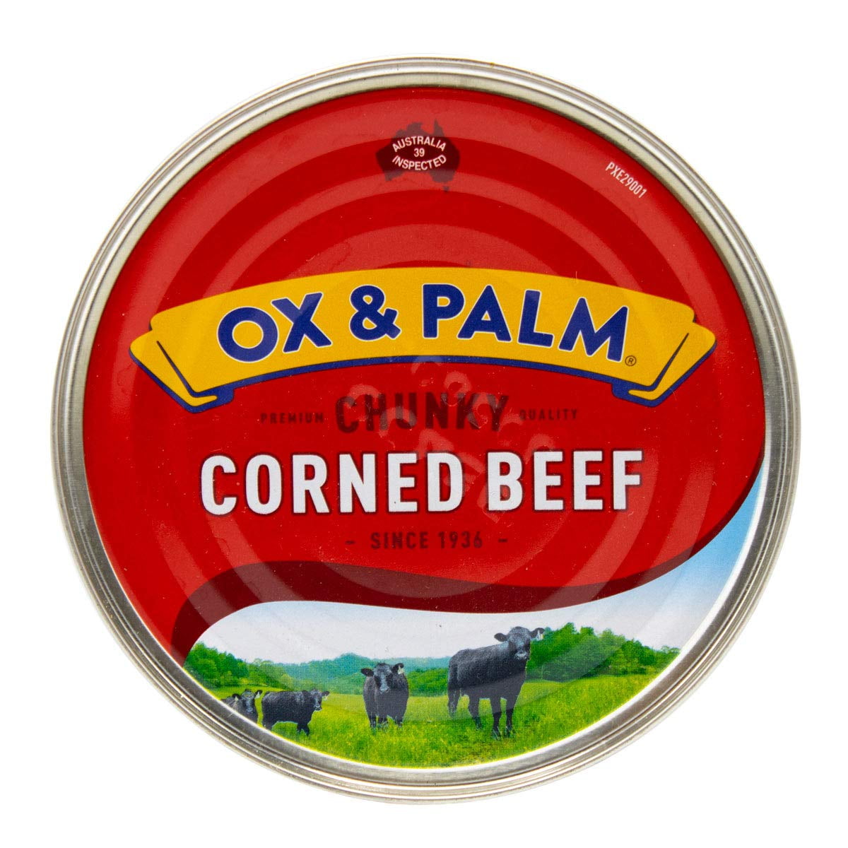 (3 pack) Ox & Palm Premium Grass-Fed Corned Beef, Original Flavor, 11.5 oz Can, No Hormones or Antibiotics, Chunky & Juicy, Australian Beef