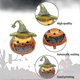 thumbnail image 3 of z Halloween Party Balloons - Foil Pumpkin and Star Bundle for Home Decor, 3 of 5