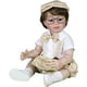 thumbnail image 1 of Charlie Brooks Muñeca Bebé Reborn Realista de 22" - Cuerpo Totalmente Suave de Vinilo Que Se Puede Posar con Atuendo, Zapatos, Gafas de Sol, Chupón, Botella y Pañal - Regalo para Mayores de 3 Años, 1 of 7