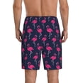 thumbnail image 6 of KLL Cute Flamingo for Men's 1-Pack Shorts,Sleep Pajama Shorts for Men Soft Pj Shorts Men's Pajama Bottoms Sleepwear -3X-Large, 6 of 7