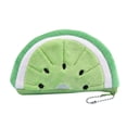 thumbnail image 2 of Willtoo Change Purse, Cute Plush Watermelon Shape Coin Purse with Keychain for Women, Soft Wallet with Zipper Keychain(Green), 2 of 5