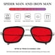 thumbnail image 4 of Gafas de sol AIEYEZO Tony Stark vintage con montura metálica cuadrada, 4 of 7