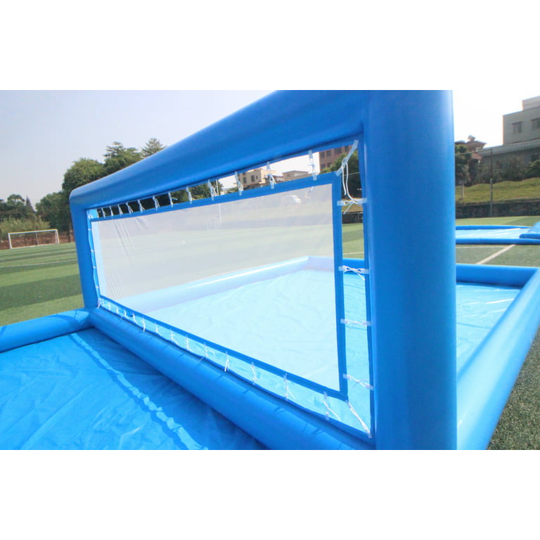 Inflatable Volleyball Court 33 ft Outdoor Water Volleyball Pool Volleyball  Field for Sport Game with Net / Pump