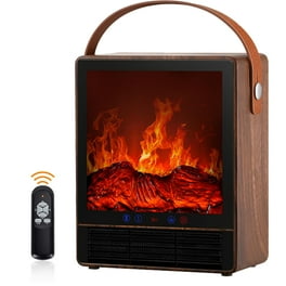 Flame Effect Fake Portable Fireplace Comfort Zone 1200W Ceramic