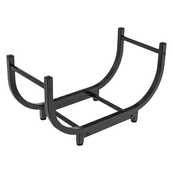 Soporte para leña, ideal para almacenamiento y decoración de interiores. Resistente y ligero. Accesorios para leña apilable.