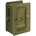 thumbnail image 3 of Deltana SDLA325U5 Heavy Duty Pocket Lock; Adjustable; 3-1/4" x 2 1/4" Privacy; Antique Brass Finish, 3 of 3