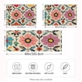 thumbnail image 2 of Yayeee Pillowcase Standard Size Set of 2 Satin Wrinkle Resistant Pillow Case, Colorful Flowers, 2 of 7