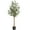 5 Ft, variant on 4/5/6FT Artificial Olive Tree Tall Faux Silk Olive Trees for Home Office Living Room Decor Indoor Fake Potted Tree with Natural Wood Trunk and Lifelike Fruits
