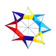 thumbnail image 2 of Cometa creativa, cometa hexagonal Popular, versátil, única, fácil de usar, decoración, cometa grande, cometa Hexagonal para pastizales al aire libre,, 2 of 8