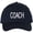 Navy Blue With White Text, variant on COACH Baseball Hat Embroidered Uniform Sports Cap for Head & Assistant, Adjustable for Men & Women Coaches (NavyBlueWithWhiteText)