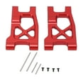 thumbnail image 3 of RC Front Rear Swing Arms, Aluminum Suspension Arm High Temperature Resistant High Strength  For 1/18 RC Car Red, 3 of 8